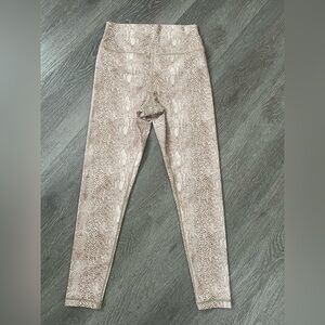 NWOT Kavala Collective Snakeskin Print Leggings size S